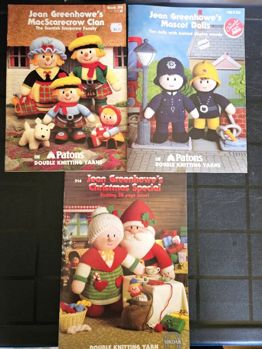 Bundle of 3 Vintage 1990s Jean Greenhowe Knitting Booklets
